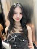 ハイレイヤー レイヤーカット ハッシュカット 縮毛矯正