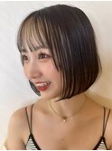 レイヤーボブ×インナーカラー[心斎橋/髪質改善]