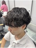 波巻きパーマ