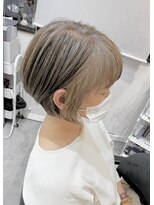 カミノワ(kaminowa)&nbsp;白髪率50%おすすめヘア　/神戸/三宮/元町/脱白髪染め/白髪ぼかし