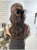 【横浜駅/ヘアセット】ハーフアップ×カチモリ