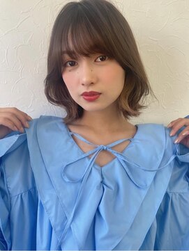 NYNY Mothers MOMO テラス六地蔵店 ひし形ボブ×インナーカラー