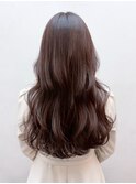 ロング韓国ヘア大人ガーリー 顔周りレイヤー_ba574752