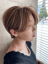 ザ シー 海老名(The C) ハンサムショート 小顔カット ベージュ 透明感カラー