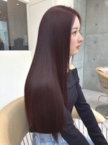 ロンドメリア 天神大名店(Lond Melia)&nbsp;着物ヘア/大人ガーリー/ダークアッシュ/似合わせカット