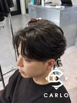カルロイースタイル(CARLO e-style)&nbsp;フェザーパーマ／刈り上げ／センターパート