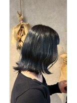 パーミル ヘア クマモト(permille ‰ hair Kumamoto)&nbsp;ブルーブラック