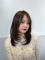 リブランド 銀座(REBRAND)&nbsp;胸上ミディアムレイヤー/アッシュグレージュ