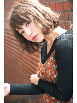 ゴート(GOAT) 切りっぱなしボブ×ヴェールウェーブ