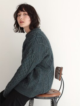 ナリー(Nary) ボブウルフ　パーマ　少しいつもと違うおしゃれヘアをしたい方