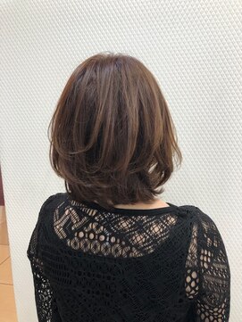 クオリス 上福岡店(QUALIS) ミディアム/グラボブ/デジパー/抜け感/無造作パーマ/30代40代