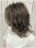 【Rowel】アッシュベージュ×レイヤーミディアム