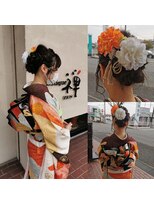 禅 新神野店(ZEN) 成人式アップ着付け