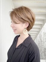 ルーファス 恵比寿 渋谷(Ruufus)&nbsp;アッシュベージュのマッシュショート【Ruufus恵比寿渋谷】3157ｃ