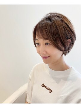イマジナシオン(Imagination+) 【ショートヘア専門イマジナシオン】耳掛けショートボブ