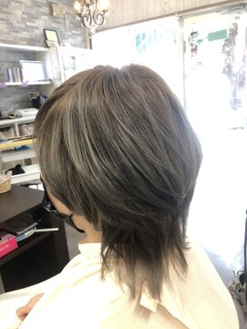 シャングリラ Shangri‐La ヘアメイク hairmake マッシュウルフ