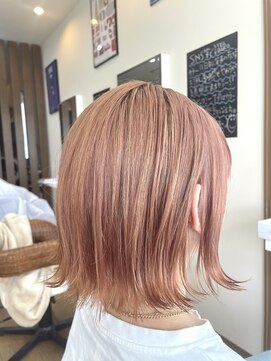 マークス(marks) 大人可愛い暖色ベージュ　ブリーチ有り