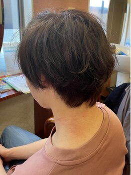 ビーヘア(be hair)の写真/【多治見】朝のSETもサクッとキマル!骨格や毛流れを活かした絶妙なCUT技術で創る,清潔感のあるSTYLEが好評!