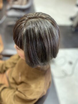 ヘアーサロン デペント(HAIR SALON Depend) ハイライト　インナーカラー　シルバーアッシュ