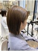 ぷつっとカット　髪質改善カラー