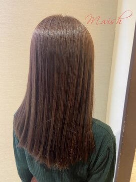 エムウィッシュ(M Wish) 圧倒的人気、憧れの艶髪ロング/ストレートパーマ/縮毛矯正/小顔