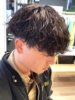 ウェイビーエフティフィフス 横浜西口(WAVEY ft.fifth) 波巻きスパイラルパーマメンズマッシュツイストスパイラルパーマ