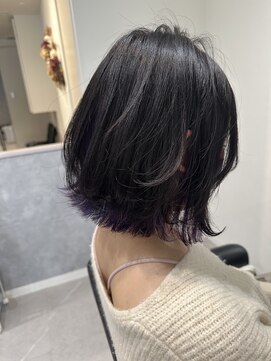 ガーベラ(gerbera) レイヤーボブ/バイオレットカラー♪