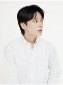 黒髪/グレーベージュ/レイヤーロング/前髪パーマ[新宿駅]