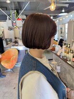アトリエ エス atelier es HAIRDESIGN&nbsp;ミニボブ/コロンとボブ/丸みシルエット/丸みショートボブ/透明感