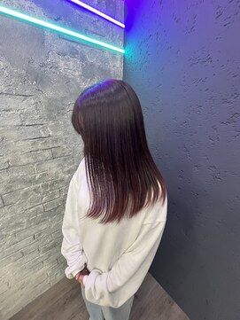 プライズ アイリス 池袋東口店(prize Iris) ピンクグラデーションカラー推しカラー/ミディアムヘア／池袋