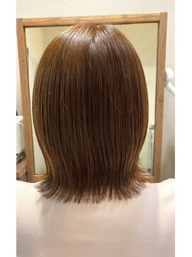 ロッコ(ROCCO) くびれボブ×オレンジブラウン♪