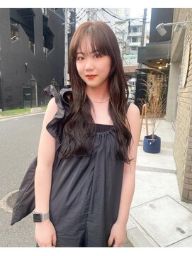 クプラ(Qpula) 【qpula 久芳未鈴】ロングスタイル/ アッシュブラウン /ウェーブ