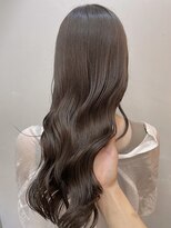 ラックスビー スカイ 大阪梅田店(LUXBE SKY)&nbsp;大人かわいい透明感カラー髪質改善グレージュ