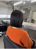切りっぱなしボブ