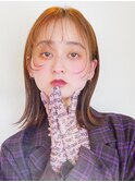 伸ばしかけボブ　顔まわりカット　京都美容室　進詩織