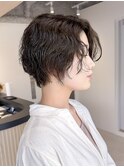 【くせ毛カット】くせ毛ハンサムショート