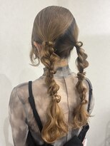 エルエスヘアー(LS HAIR)&nbsp;クロス編みおろしツイン♪
