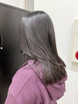 ディジョン(Dijon) 韓国顔まわりレイヤーカットグレージュオリーブベージュブラウン