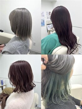 ラレデンシ 仙台東口店(LA LEDENSI)の写真/【仙台駅東口徒歩5分】ハイトーンで抜け感×艶感を演出♪再現性の高いデザインカラーが20代女性に大好評◎