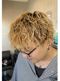 波巻きパーマ