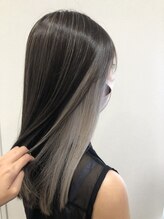 ホーミーキョウト(Homey Kyoto)&nbsp;＊グレージュハイライト×ホワイトグレージュインナーカラー