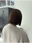 切りっぱなしボブ