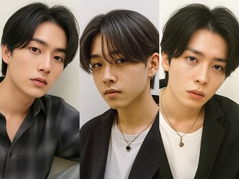 エミヲ メンズサロン 石川町(emiwo MENS SALON)の写真/髪質やクセに合わせた自然にまとまるストレートをご提供♪毎朝のスタイリングをもっと楽に◎