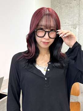 サクラ オモテサンドウ(SAKURA) アンブレラカラー/チェリーレッド/ブリーチ/ダブルカラー/表参道