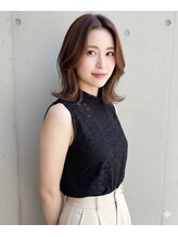 顔まわり×カラーの“黄金バランス設計”［勝田台/八千代/ブリーチなしダブルカラー/顔周りレイヤー］