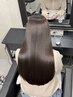 【艶感たっぷり♪】カット+透明感カラー+髪質改善リートメント