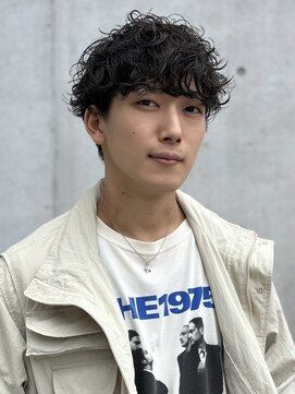 ラパンセヴェールメンズ 栄(LA PENSEE VERT MEN'S) 【MOTOKI】波巻きシャドウパーマ