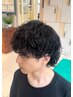 【メンズ限定】カット×波巻きパーマorサーフカール　￥12900