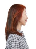 【えがお美容室】アレンジ多彩◎優しい大人セミロング