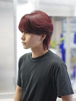 ボブ 小松(BOB) 10代20代メンズカットシースルーセンターパートニュアンスパーマ